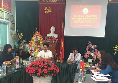 Giám đốc Học viện I-Seifu đến làm việc TCEF ngày 21-23.12.2016 về việc thống nhất những điều khoản mới trong Biên bản thoả thuận hợp tác lần 2 sau 03 năm thực hiện giữa hai Nhà trường